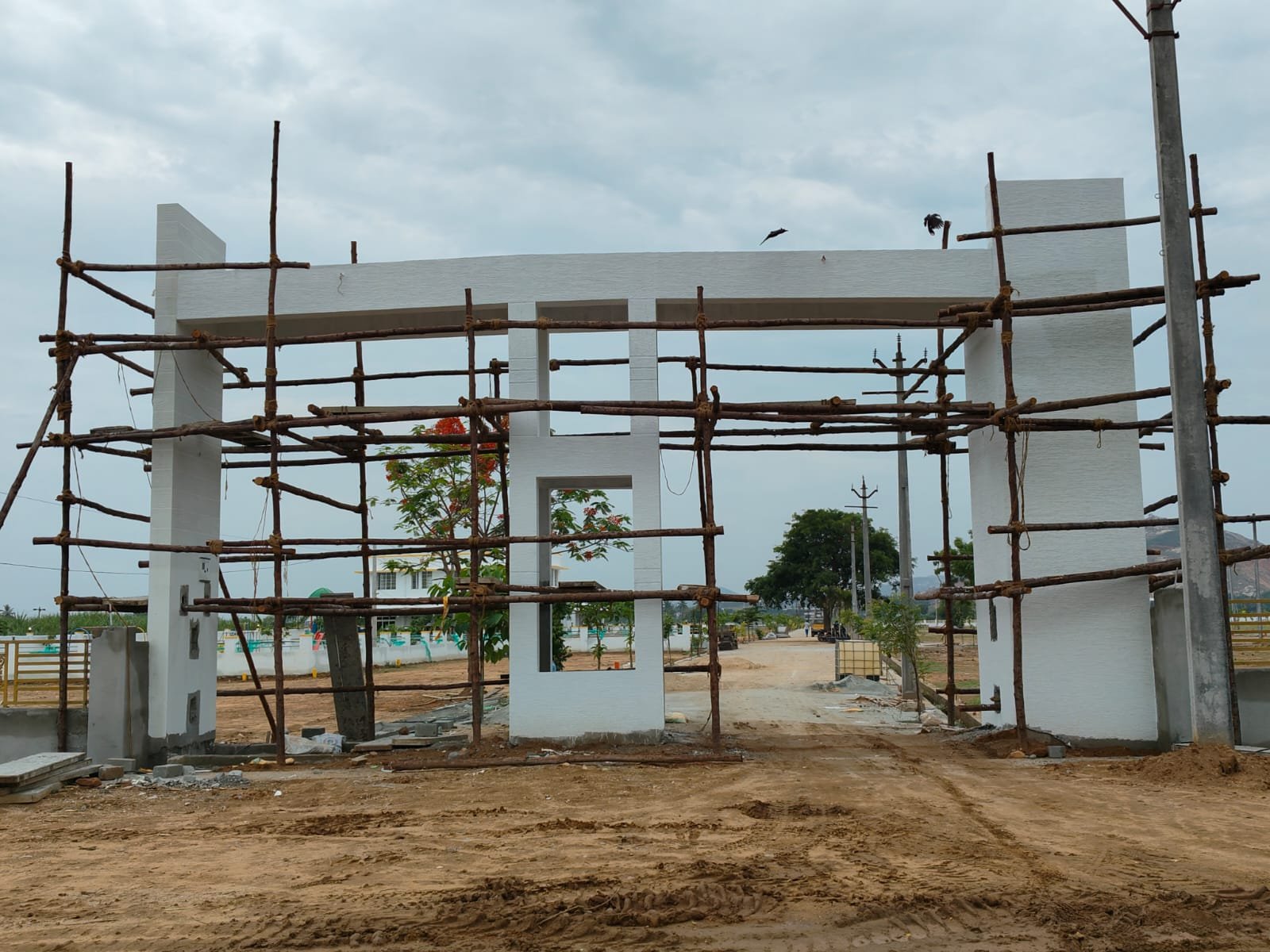 Construction entrance